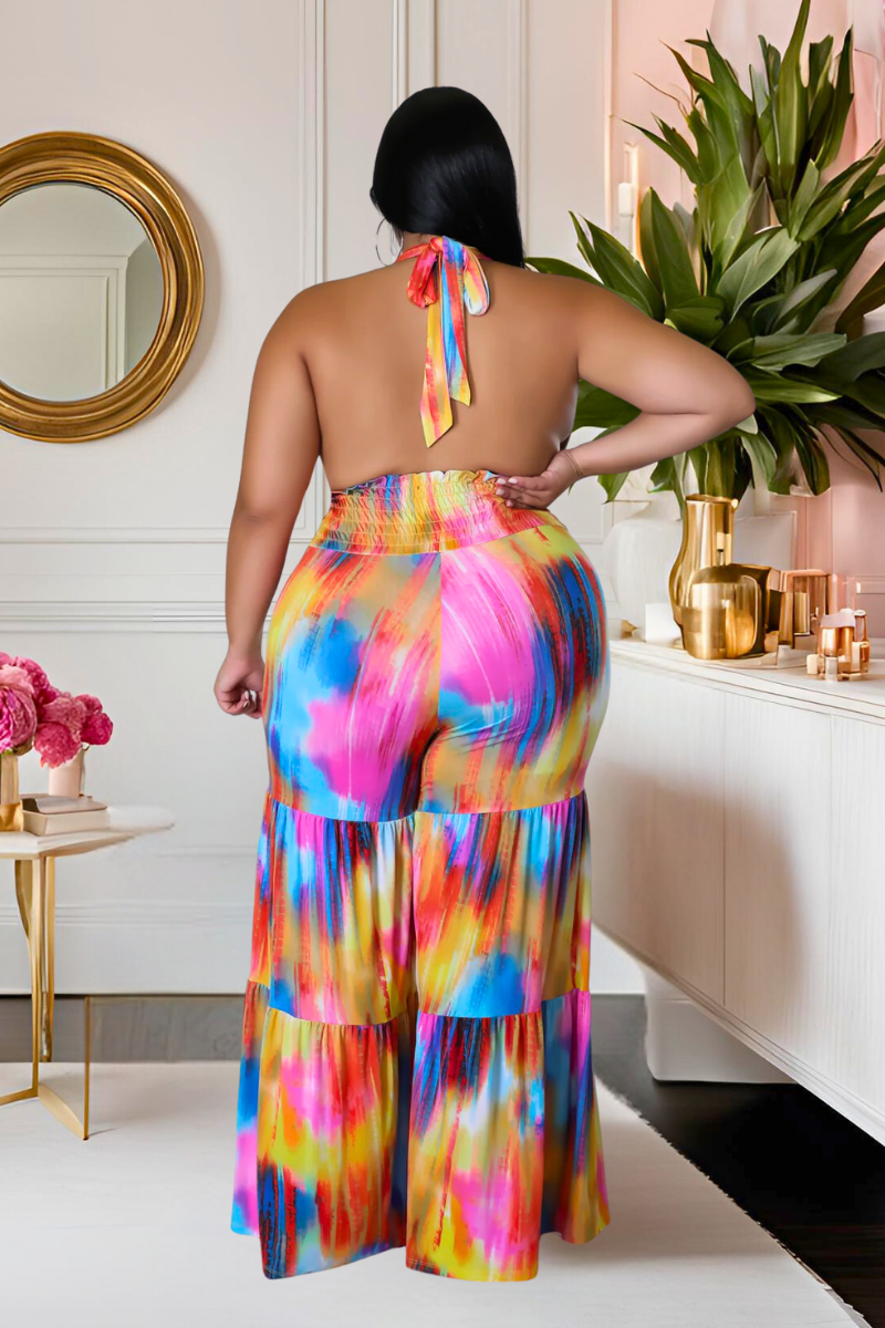 Paint The Town Plus Jumpsuit