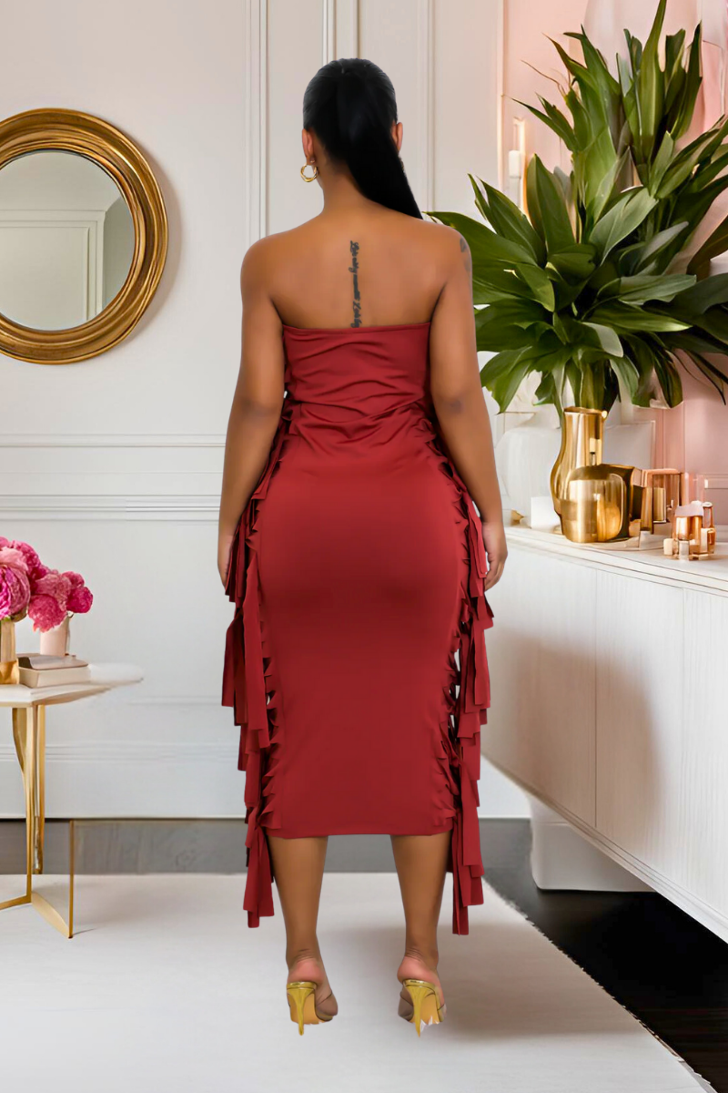Turn Up The Heat Midi Dress