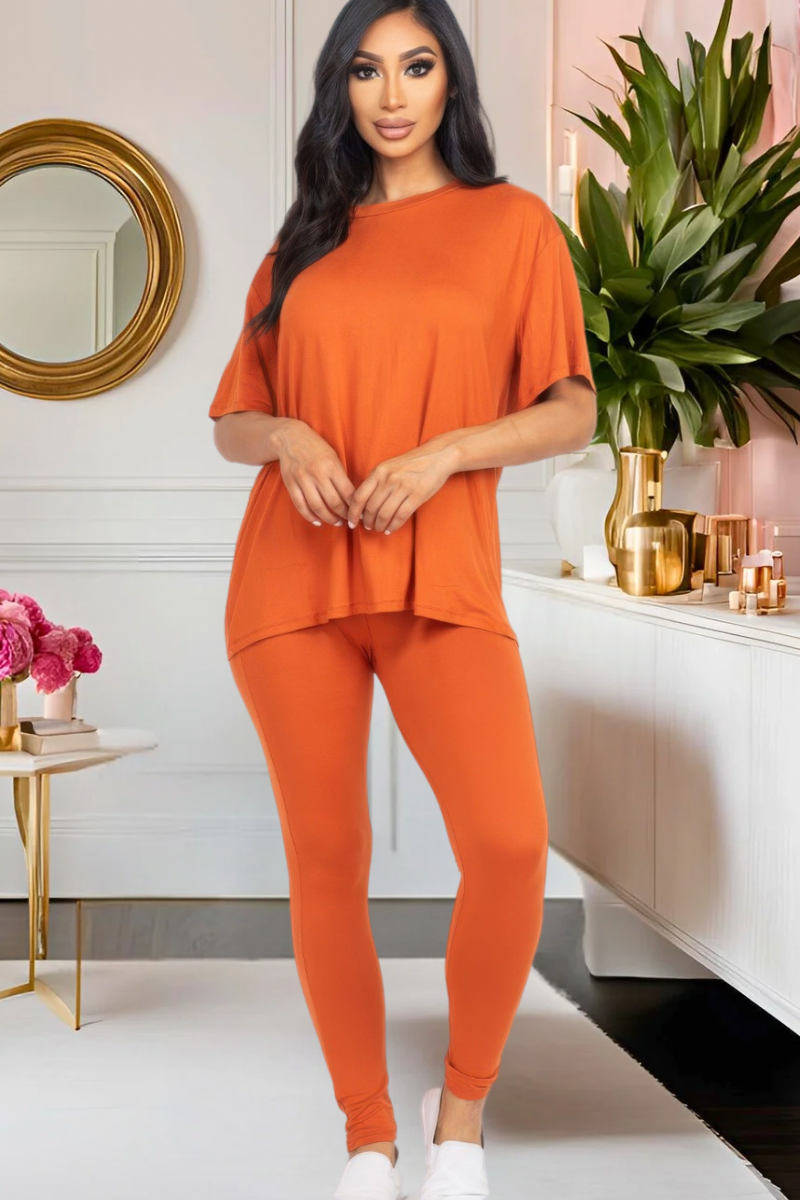 Pretty Laid Back Legging Set (Multiple Colors)