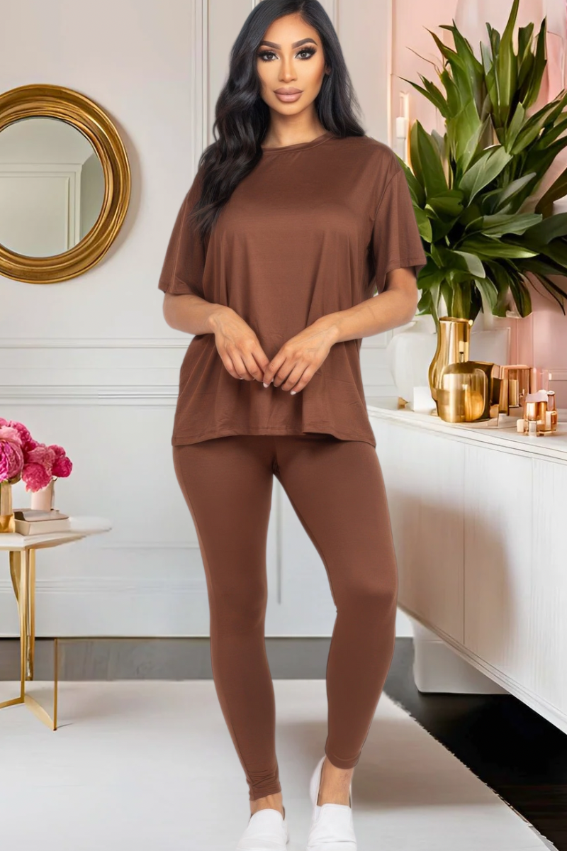 Pretty Laid Back Legging Set (Multiple Colors)