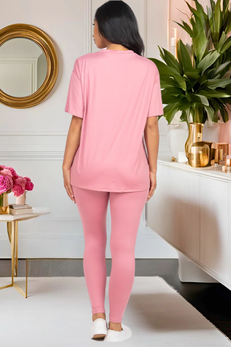 Pretty Laid Back Legging Set (Multiple Colors)