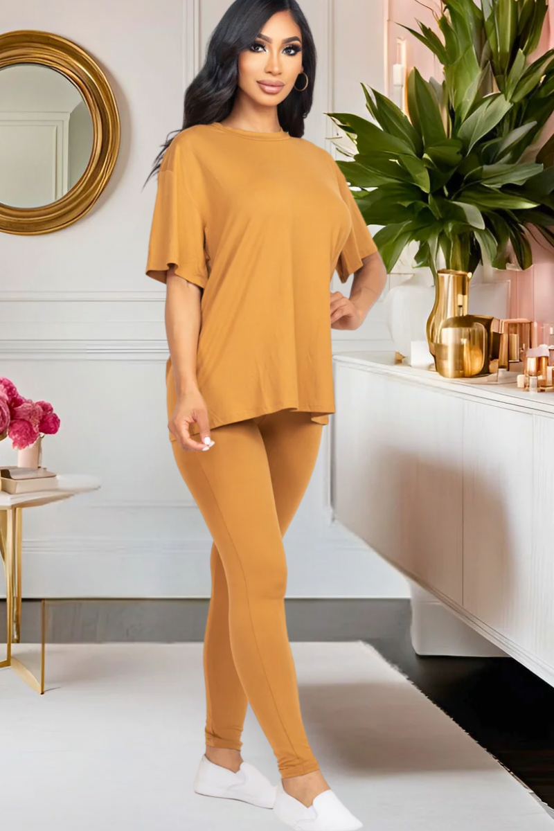 Pretty Laid Back Legging Set (Multiple Colors)
