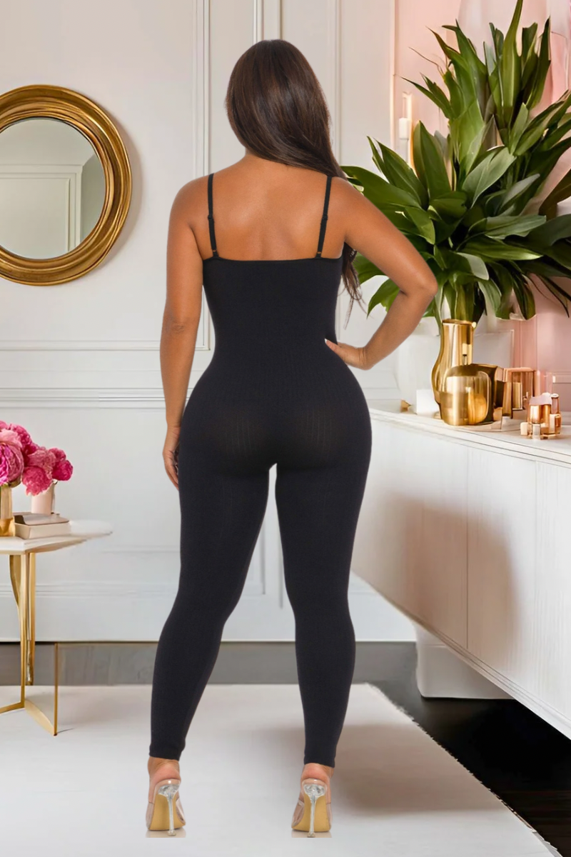Snatch Me Jumpsuit (Black)
