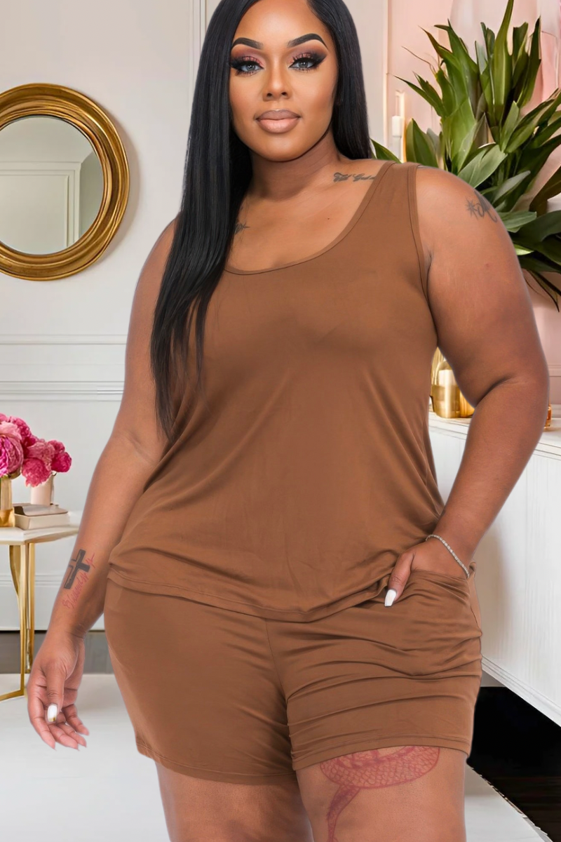 Plus Chic & Chill Plus Set (Multiple Colors)