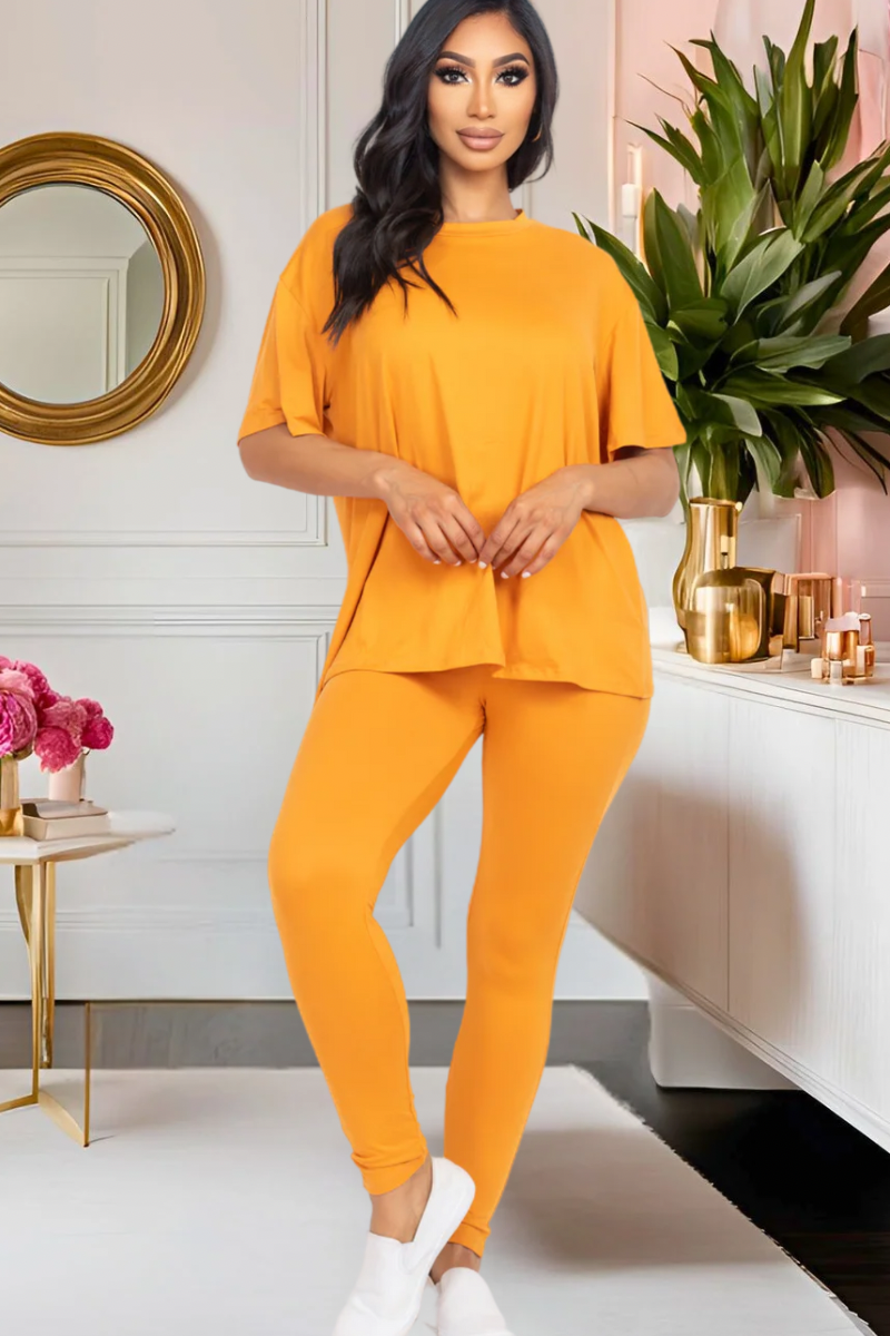 Pretty Laid Back Legging Set (Multiple Colors)