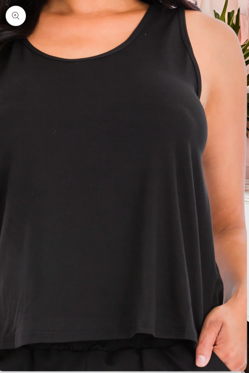 Comfy Tank Top & Shorts Set (Multiple Colors)