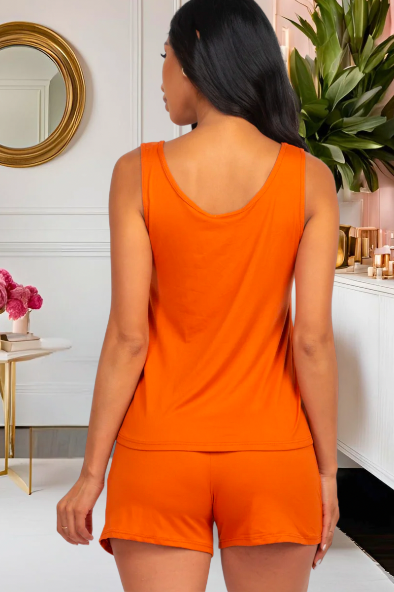 Comfy Tank Top & Shorts Set (Multiple Colors)