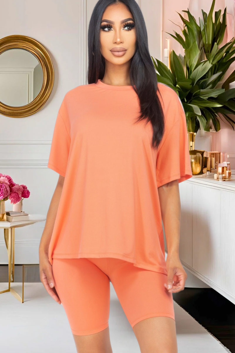 “Everyday Luxe” Biker Short Set (Multiple Colors)