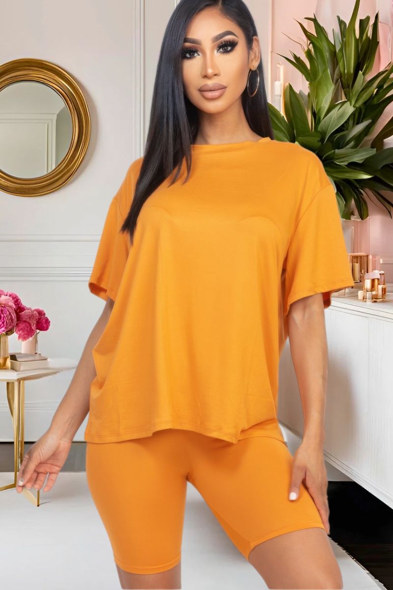 “Everyday Luxe” Biker Short Set (Multiple Colors)