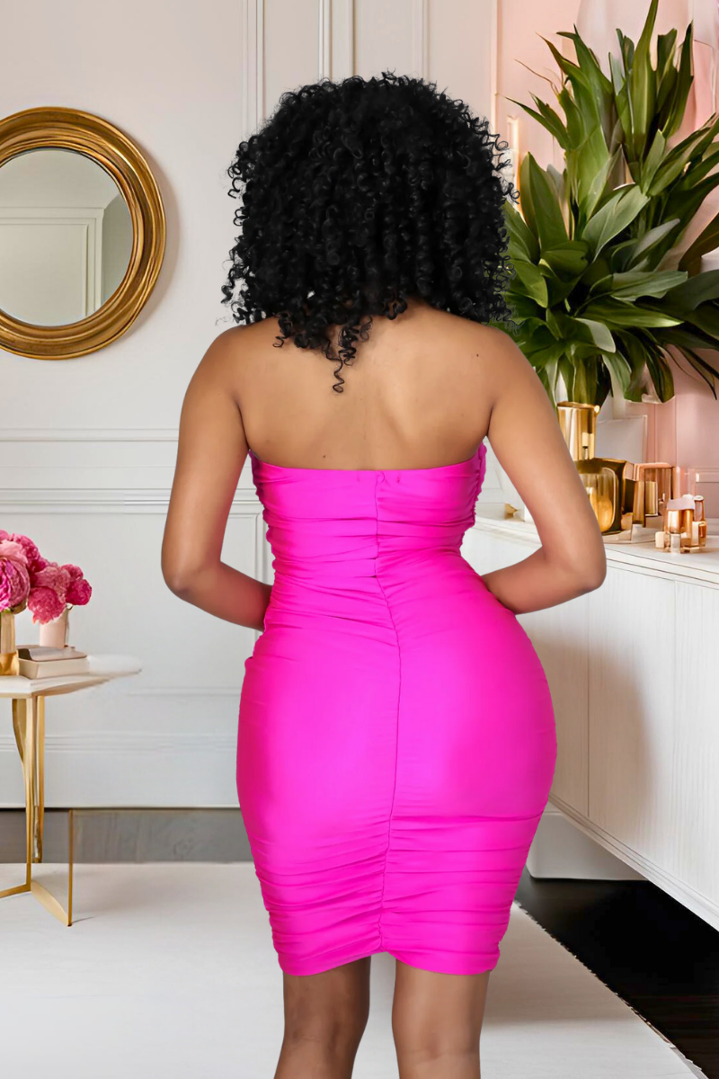 Pink Pressure Mini Dress