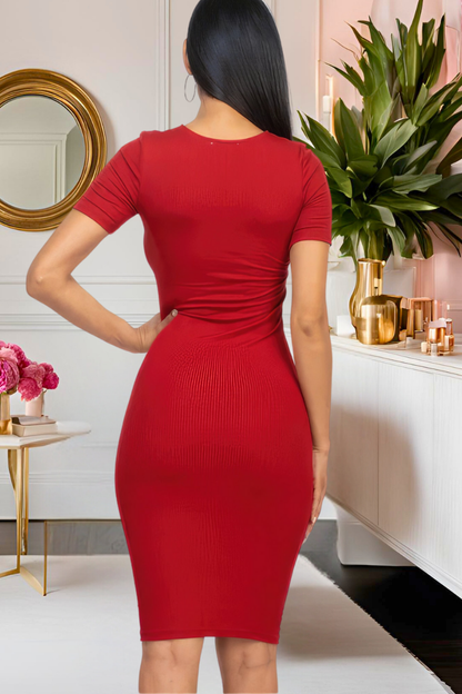 Divine Midi Dress (Winery)