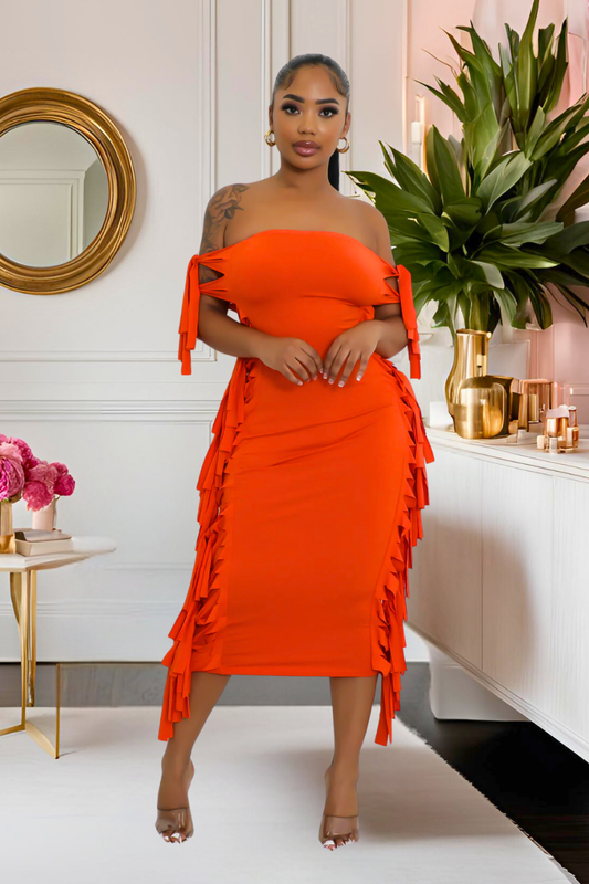 Turn Up The Heat Midi Dress