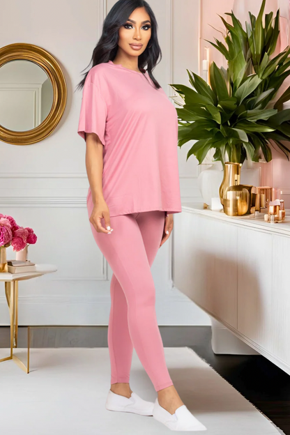 Pretty Laid Back Legging Set (Multiple Colors)