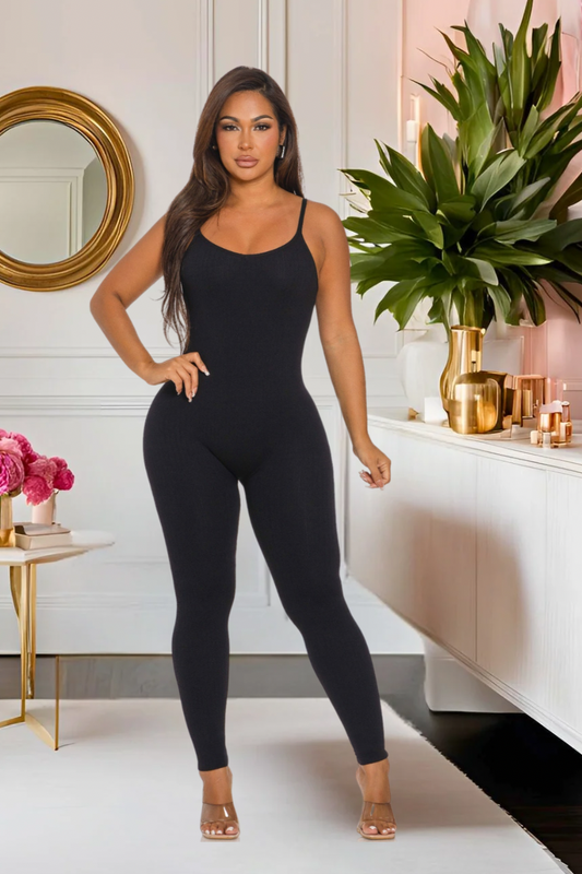 Snatch Me Jumpsuit (Black)