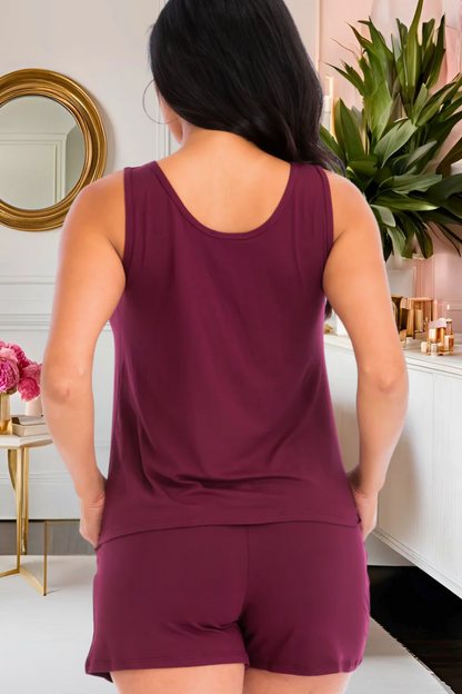 Comfy Tank Top & Shorts Set (Multiple Colors)