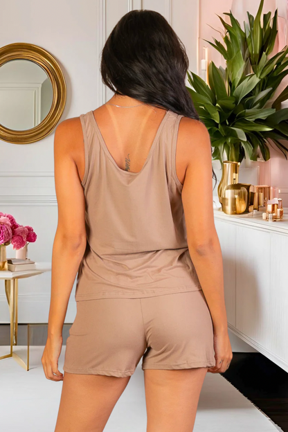 Comfy Tank Top & Shorts Set (Multiple Colors)
